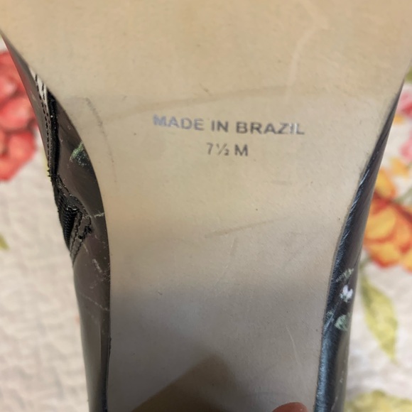 Matisse Floral Leather Heel Boots - Picture 8 of 10